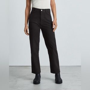 Everlane Moleskine Way High Pant Black super soft fits size 2 or 4